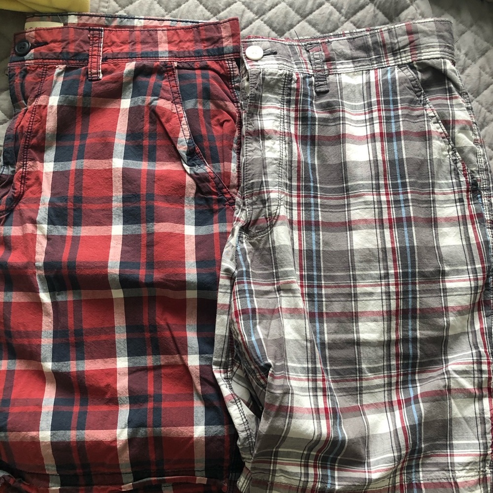 Men’s Plaid Shorts